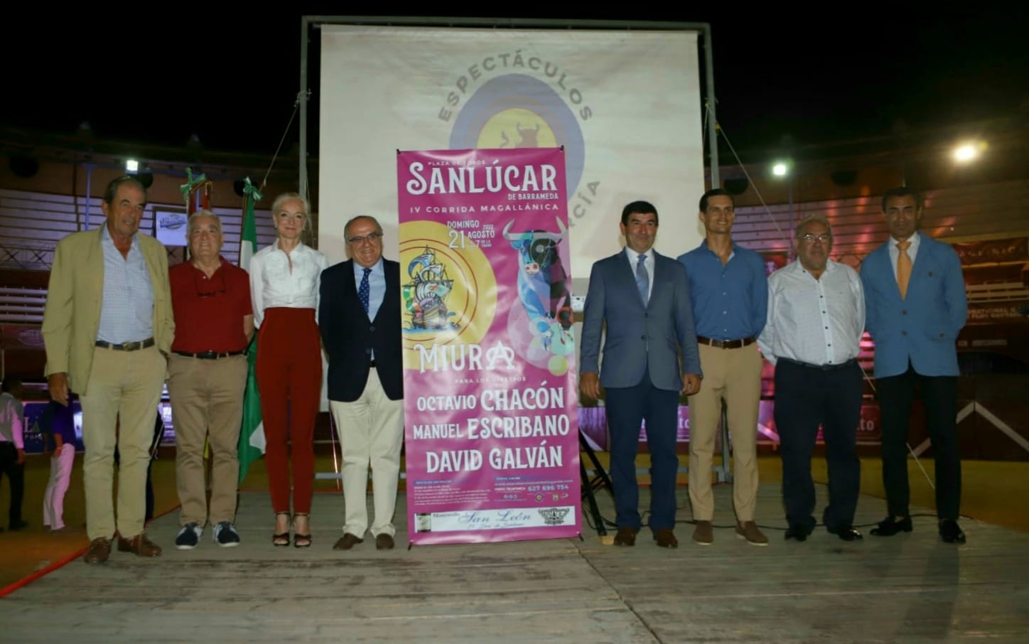 España: Chacón, Escribano y Galván el 21 de agosto en Sanlúcar de Barrameda